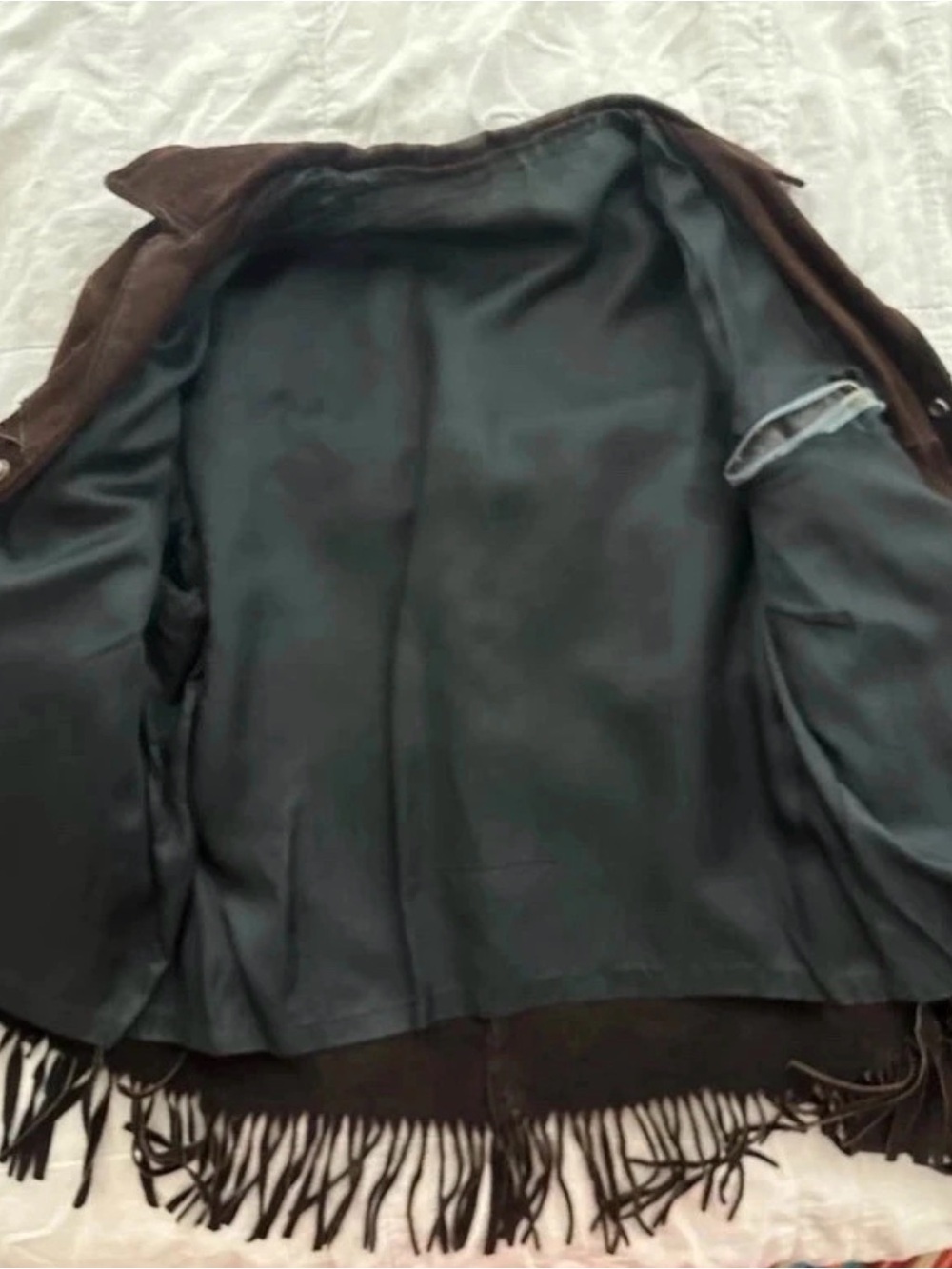 Unk Dark Brown Suede Fringe Jacket - Women's Western-Inspired - Picture 9 of 10